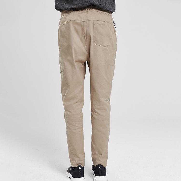 THE NORTH FACE Knitted Sweatpants Men's Khaki Moderate Straight Fit Pants 497B-ZBV