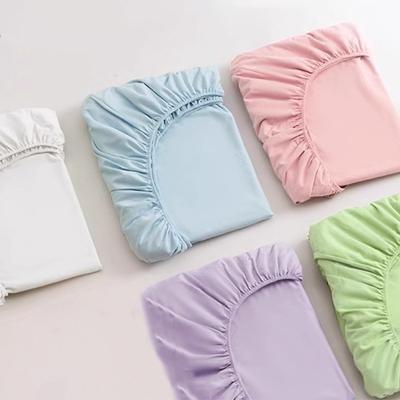 1Set Bettbezüge 4er-Set Vliesstoff Anti-Rutsch-Kissenbezug mit Gummiband Bettbezug Matratzenbezug