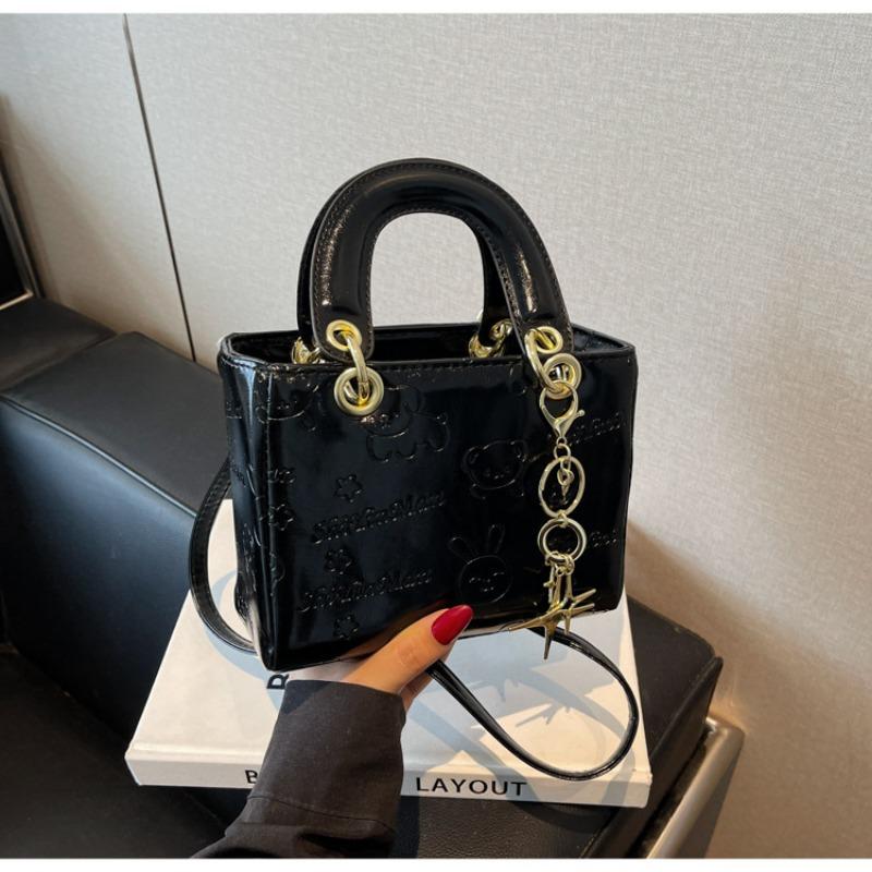 Textura tašky nová módní nika taška přes jedno rameno posel taška princezny Diany všestranná dojíždějící kabelka