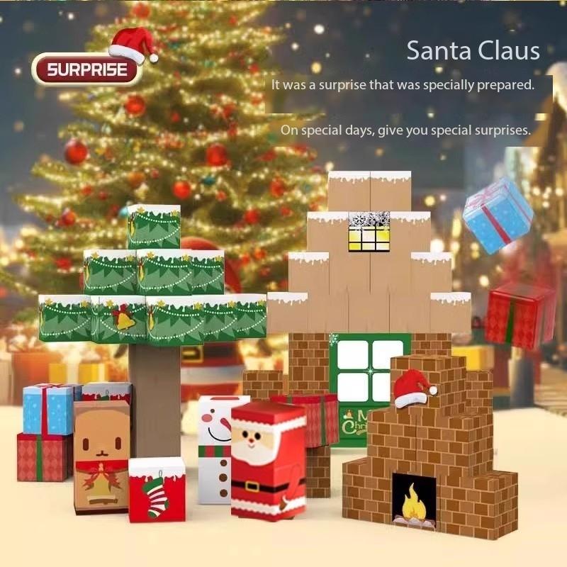 Christmas Gift Magnetic Building Blocks STEM Educational Toys for KidsStem Montessori Stacking Cubes Construction Set