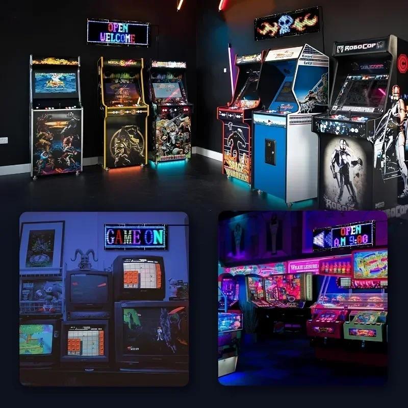 LED Matrix Pixel Panel Display Bildschirm Flexible RGB Auto Muster Graffiti Scrollen Text Animation Shop Erinnerung Licht Bluetooth