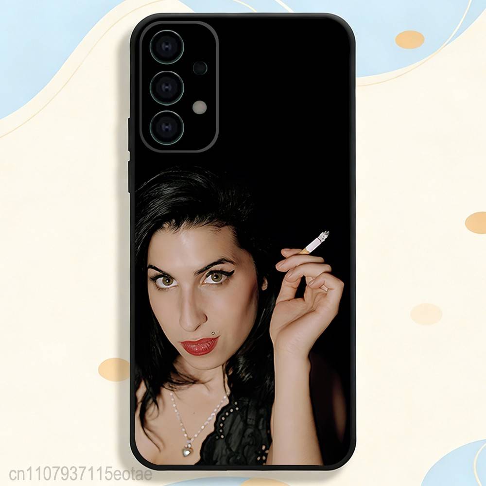 

Чехол для телефона Amy W-Winehouse 80-х для Samsung S26 S24 S22 S25 Ultra S9 S20 FE S23 Plus S10 S21 Ударопрочный чехол Funda SamsungS235G