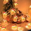 Christmas Decoration LED Light String Snowflake Snowman Santa Claus Christmas Tree String Light Xmas Tree Ornament For Home