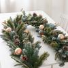 Christmas Wreath Vine Door & Wall Hanging Ornaments for Festive Atmosphere
