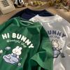 Cartton Hi Bunny Print Women Short Sleeved T-shirt for Women Cartoon Women Short Sleeved Shirt Women Fashion Cute Tops