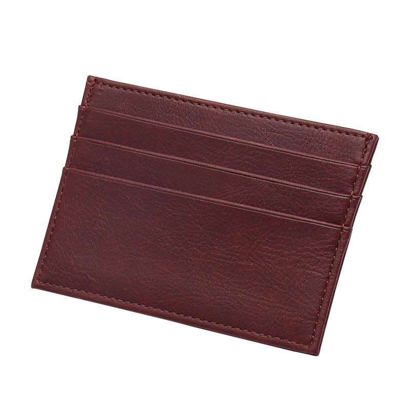 Porte-cartes de visite ultra fin Manches pour cartes de crédit pour hommes Femmes Housse de protection pour carte d'identité Carte bancaire