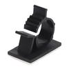 100 Pcs Cable Clips Adjustable Self Adhesive Wire Management Clamps Reusable Nylon PA66 Cable Tie Holder Black YX 1013