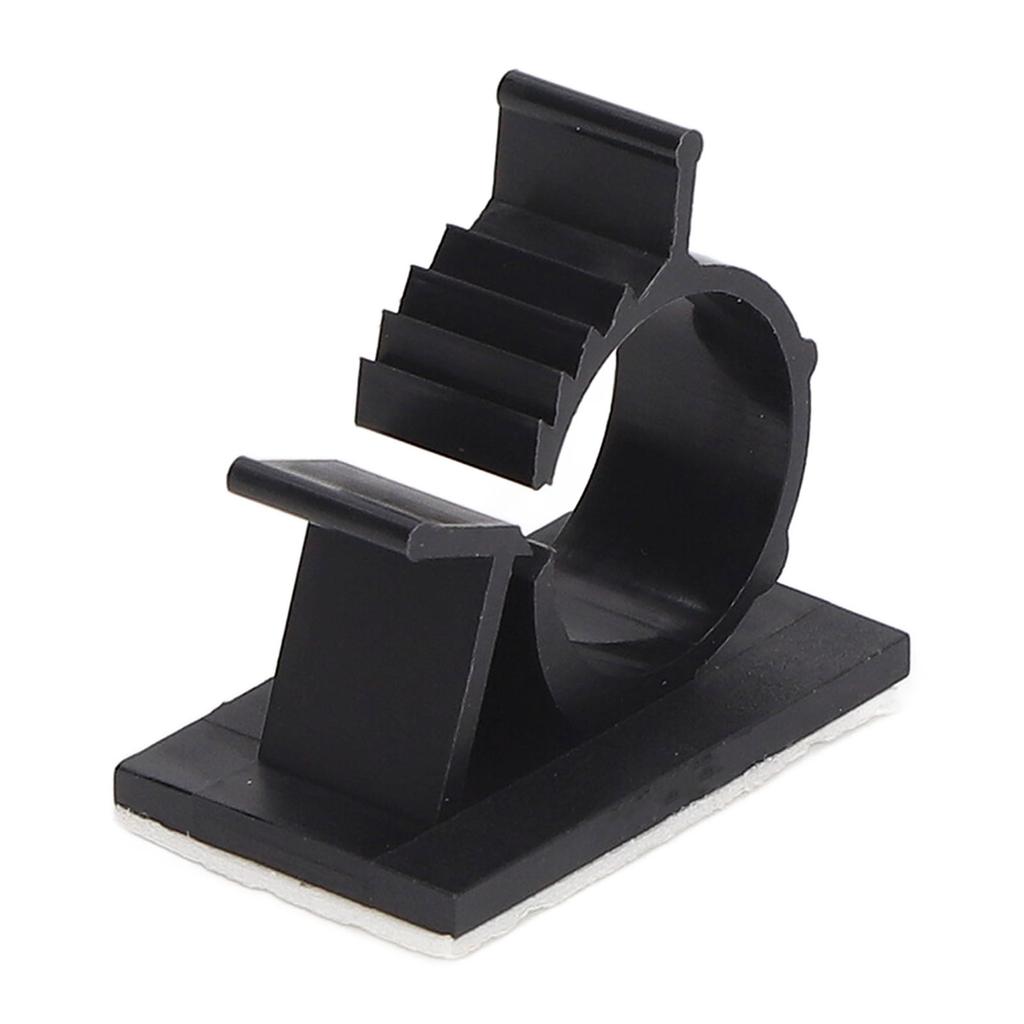 100 Pcs Cable Clips Adjustable Self Adhesive Wire Management Clamps Reusable Nylon PA66 Cable Tie Holder Black YX 1013