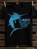 Cabo San Lucas Marlin Fish Graphic T-Shirt Mens Tshirt Womens Tshirts with Letters Print Short Sleeves T-Shirt Casual Street Tee Shirt Top