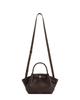 JW PEI HANA Mini Faux Suede Tote Bag - Dark Brown