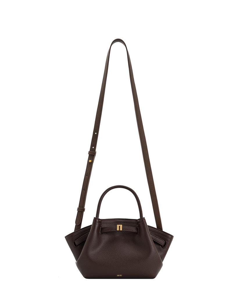 JW PEI HANA Mini Faux Suede Tote Bag - Dark Brown