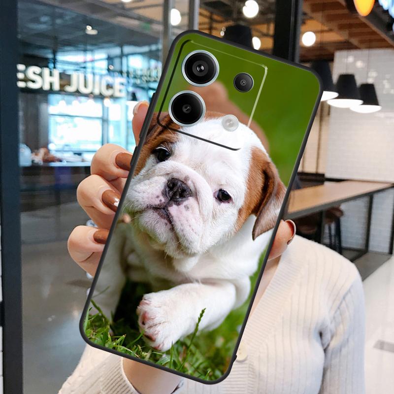 French Bulldog Case For Xiaomi Redmi Note 14 Pro 10 11 12 13 15 Pro Plus Redmi 15C 14C 10C 12C 13C 15 Cover