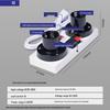 High-Power LED Test Lamp Kit: Wiring Duct, Clip Bulb Holder, Stand, and Switch Wire.