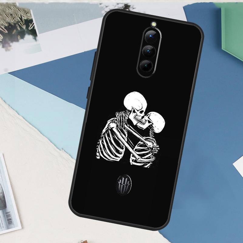 Skelett Kunst Etui Für ZTE Nubia Red Magic 11 10 9 8 8S 9S 10S Pro Plus 6 7 6S 7S Pro 5G 6R 10 Air Hülle