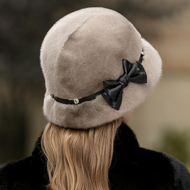 Pălării noi de blană Iarna Cumpărături Pălării calde de pescar Pălării de modă Func Pălării de blană pentru doamne Tide