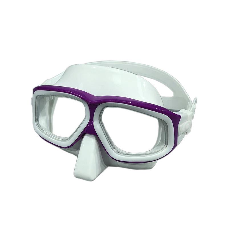 Free Anti-fog Diving Goggles Transparent Silicone Snorkeling Mask