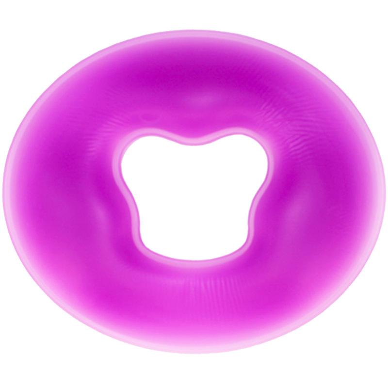 Silicone U-Shaped Beauty Pillow with Face Protection