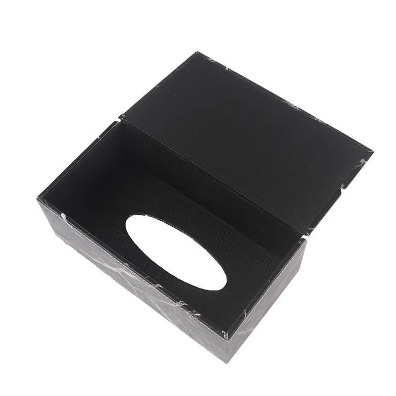 Perfect Modern Marble Rectangle Faux Leather Tissue Box Napkin Toilet Paper Holder Case Dispenser Home Decoratio