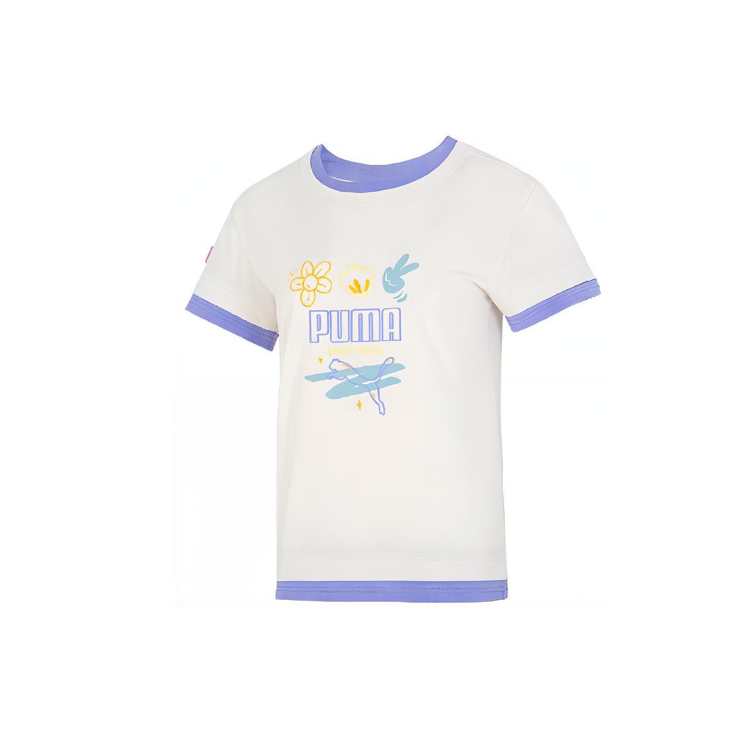 

New PUMA T Shirts Women s White 537515-65 XL