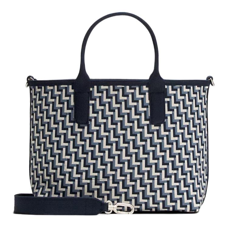 Lululemon Polyester Tote Bag, Shopping Bag, Handbag Small Women's Blue LW9FTRS-070354