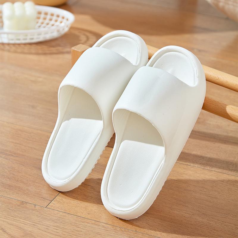 Summer Slippers: Indoor Thick-Soled, Silent Shower Sandals for Men & Women