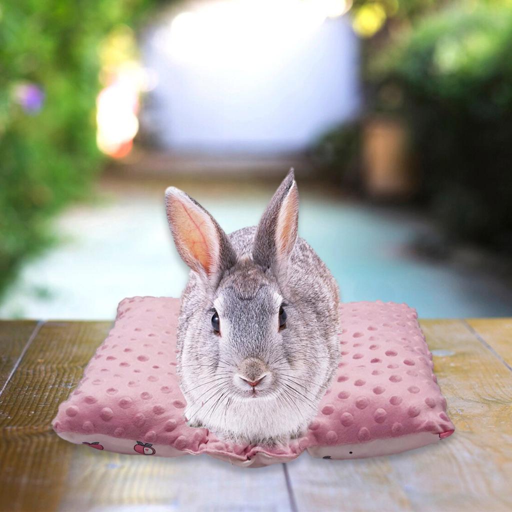 Rabbits Cushion Bed Cushion Rabbits Toy Soft Pad House for Hamster for Guinea Pigs Gerbils Molar Toy Bed