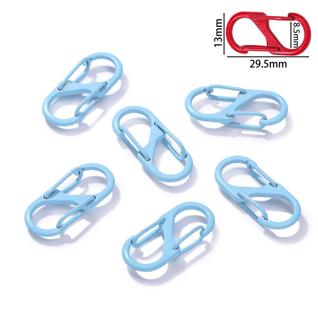 5Pcs/lot Colorful S Shape Spring Clasp End Clasps Hooks Chain Connectors For Bracelet Necklace DIY Jewelry Making Supplies