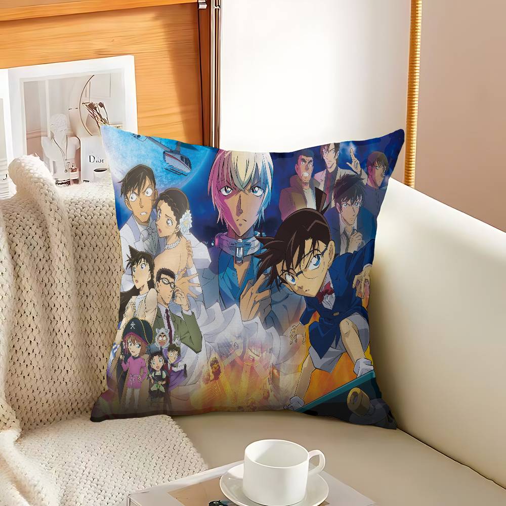 Anime D-Detective C-Conan Personalized Pillow Dust Cover Bedroom Kids Party Decoration Pillowcase Birthday Children Gift