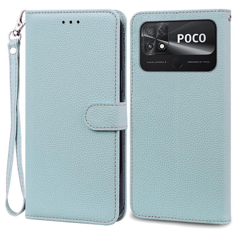 Case C40 Poco Wallet Leather Flip Case For Poco C40 Case Xiaomi Poco C40 C 40 Pococ40 Phone Cover Coque Fundas Etui Shell