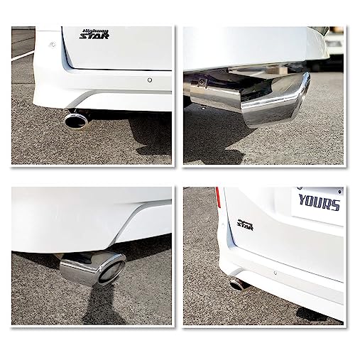 YOURS: Serena C28 Compatible Muffler Cutter 1PCS SERENA Fall Prevention Stainless Steel Plated Custom Parts Accessories Dress Up Nissan NISSAN Y504-02