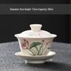 Youluo Ceramic Sancai Gaiwan Tea Bowl