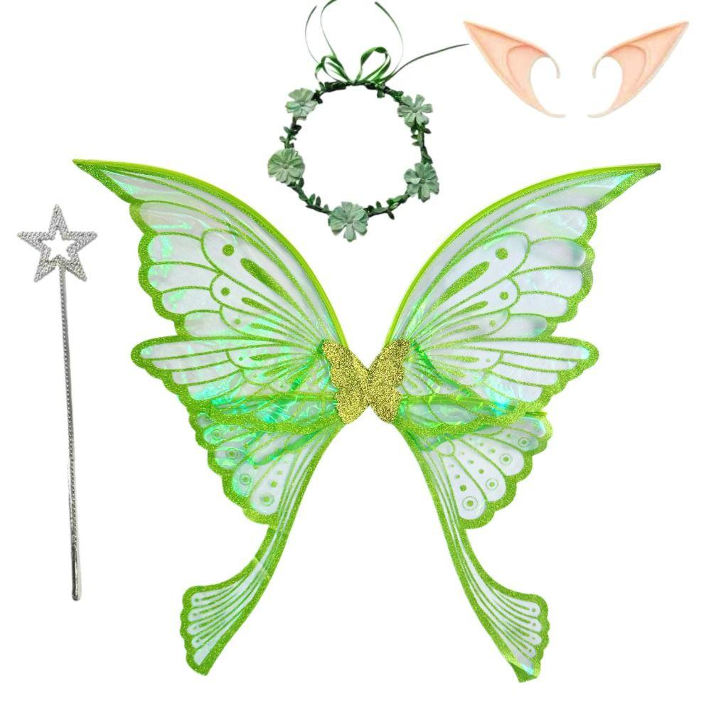 Sparkling Fairy Wings Phoenix Tail Butterfly Butterfly Costume Wings for Women Girls