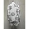 Women's Sets Summer Long-sleeved Lapel Printed Zipper Shirt Shorts