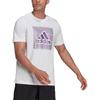 T Shirts Men's White Crew Neck Moderate Straight Fit GS6279