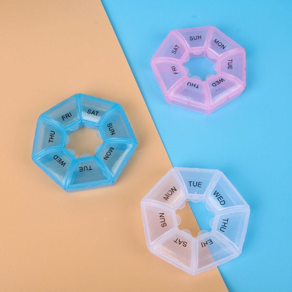 Travel Vitamins Health Care Pill Dispenser Weekly Medicine Pill Box Medicine Organizer Pill Case