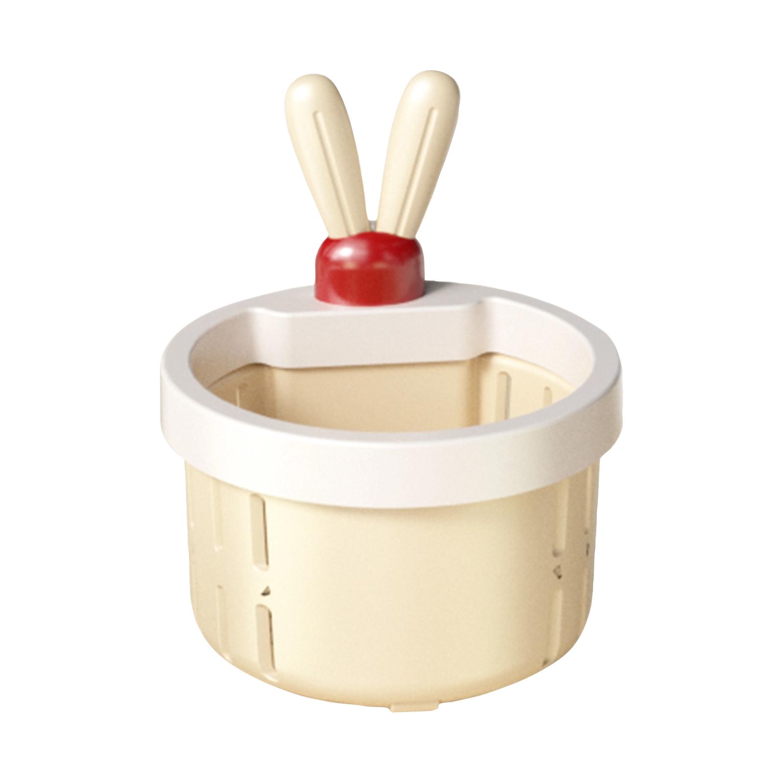 This Adorable Bunny-shaped Kitchen Sink Basket Is Suitable For Handling Food Scraps, Garbage, And Vegetables. One Size бежевый
