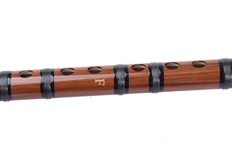 Flûte d'étudiant en bambou amer à deux sections - Instrument à vent en laiton ethnique pour débutants