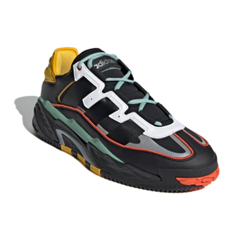 Adidas Originály Niteball 'Černá Bílá Žlutá' Tenisky GZ2800