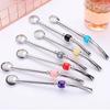 Reusable Stainless Steel Straw Washable Filter Spoon Straw Drinking Straw Spoon Bar Accessories