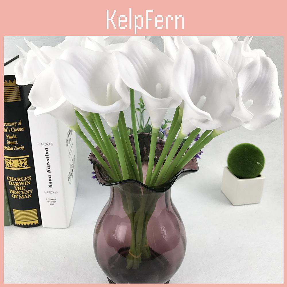 Lily Real Calla 10pcs Touch Artificial Flowers Bridal Bouquets Home Office Wedding Party Decoration