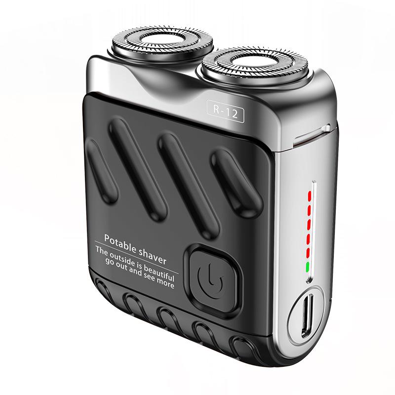 Portable Electric Beard Shaver: Mini Super Clean Razor for Men