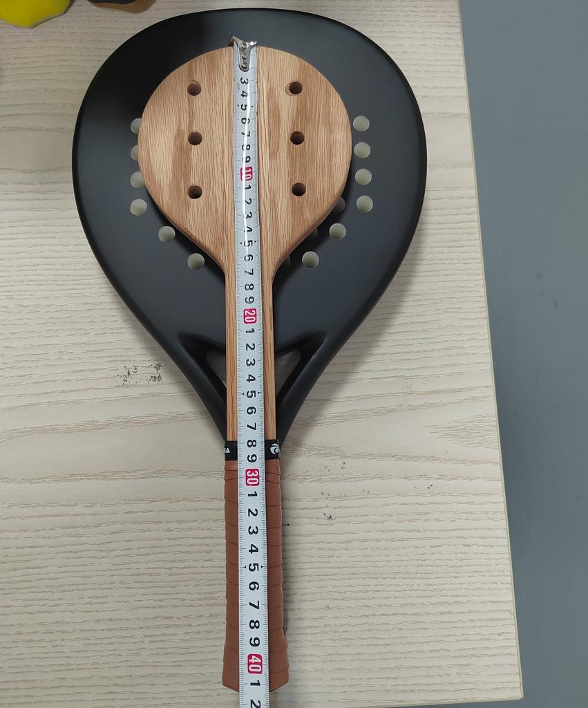 Wooden Padel Sweet Spot Trainer Tennis Training Practice Racket