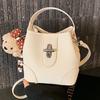High-end Fashion Style Hand-held Shoulder Bag for Commuting and Cross-body Bucket Bag