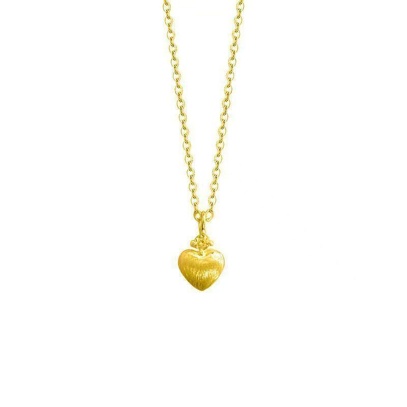 Elegant Heart Pendant Necklace for Women: Stylish, Versatile Clavicle Chain with a Simple, Exquisite Design