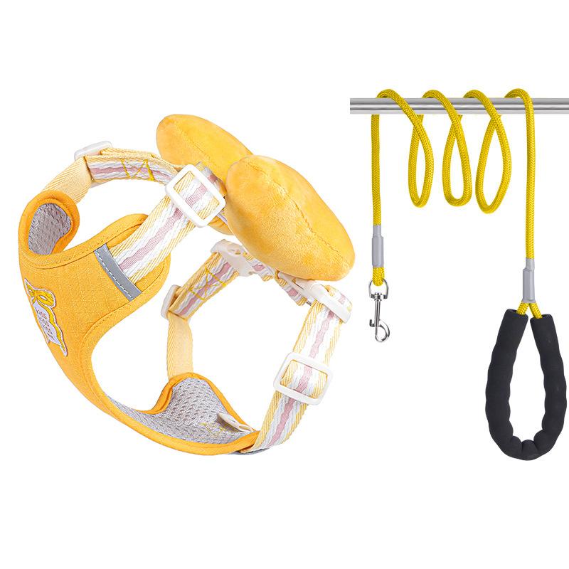 

Dog Leash, Vest Style Pet Chest and Shoulder Strap, Dog Leash, Kitten Shiba Inu, Bichon Frise, Teddy Dog Chain S