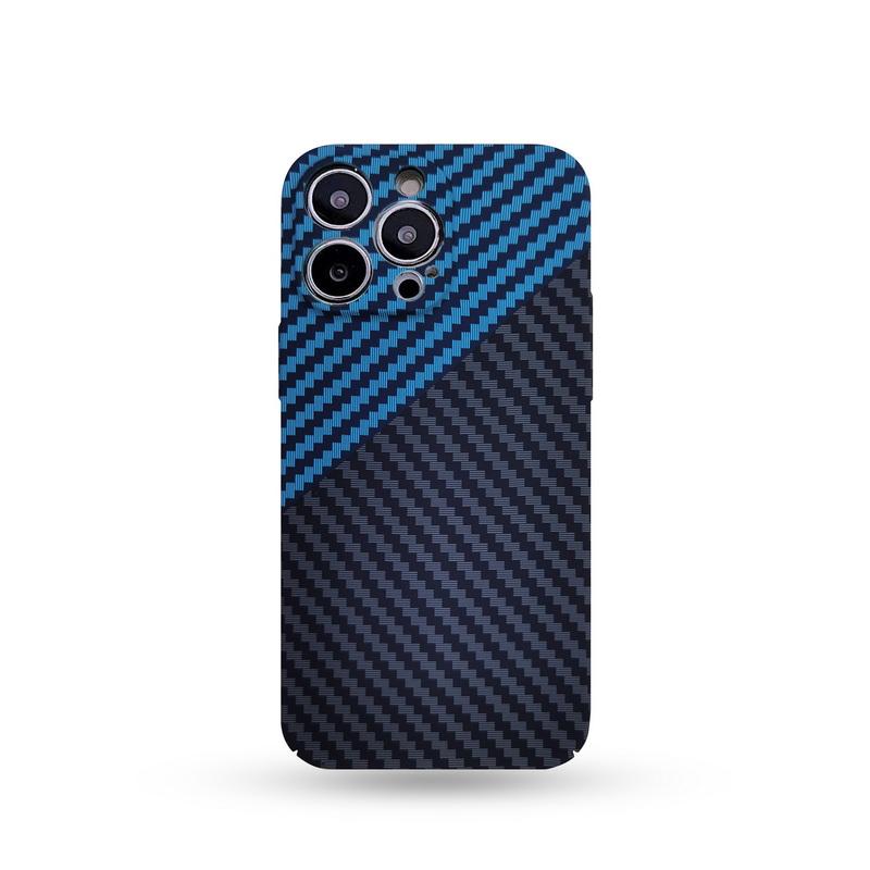 Carbon Fiber Texture Stoßfeste Hülle für iPhone 15 14 Pro Max 13 12 11 Pro Max XR X XS Vollständige ultradünne Kameraschutzhülle