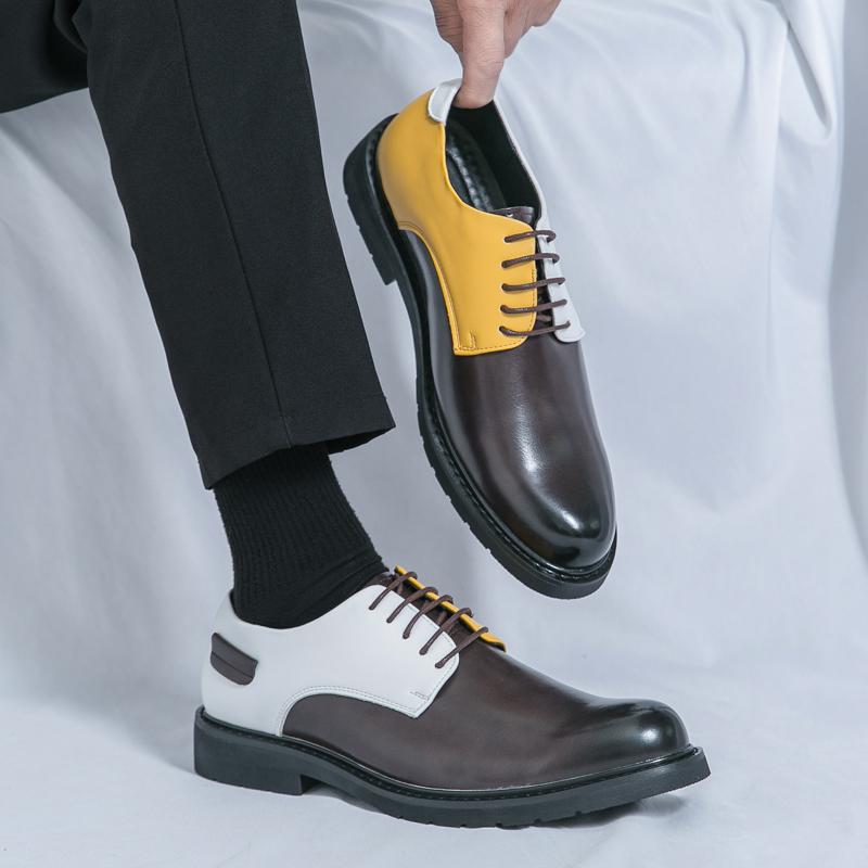 Men Oxfords Dress Brogues Derbys Formal Business Leather Shoes Tuxedo Wedding Shoes Plus Size