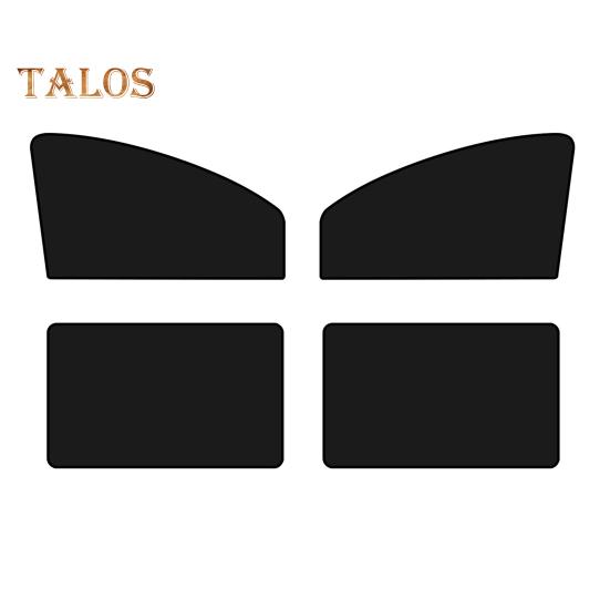 

4 шт. солнцезащитные шторы на окна автомобиля, затемняющие шторы, магнитные солнцезащитные шторы для кемпинга, отражают УФ-лучи A чёрный