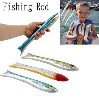 Branchie di pesce di tipo pesce Tre colori Accessori per attrezzatura da pesca leggera per esterni Canna da pesca