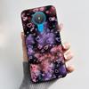 For Nokia 1.4 TA-1322 Trendy Black Phone Case For Nokia 6.2/Nokia 7.2 Lucky Koi Anti-Scratch Soft Shockproof Back Shell Cover